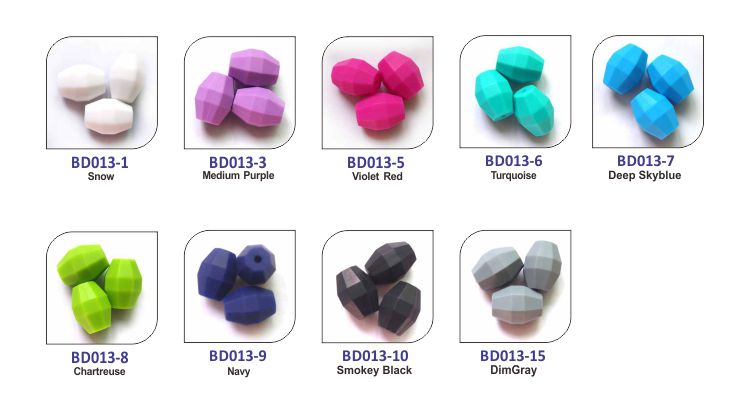 Silicone beads for babies,high quality and cheap oak barrel beads.