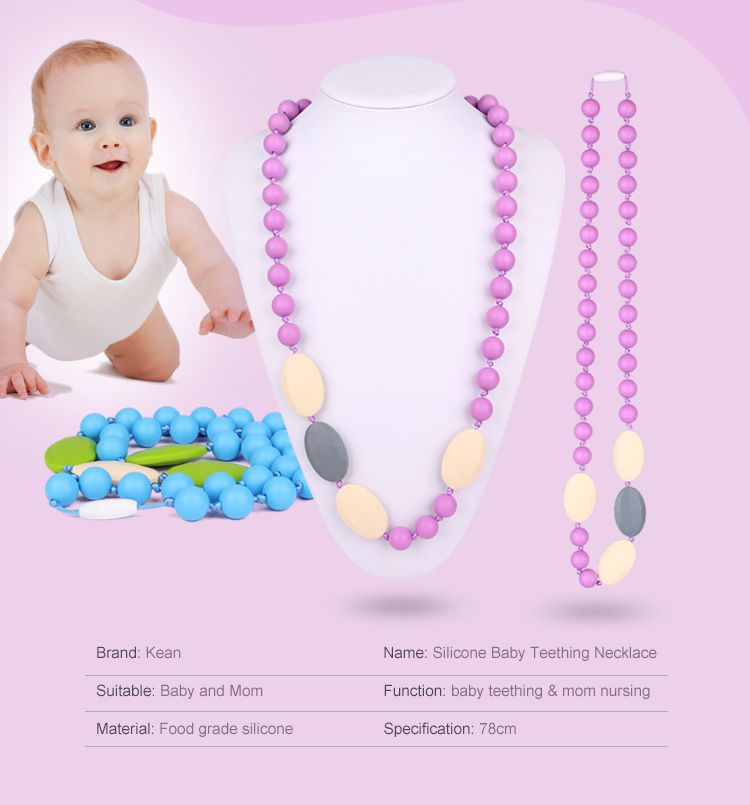 baby teething Silicone necklace wholesale