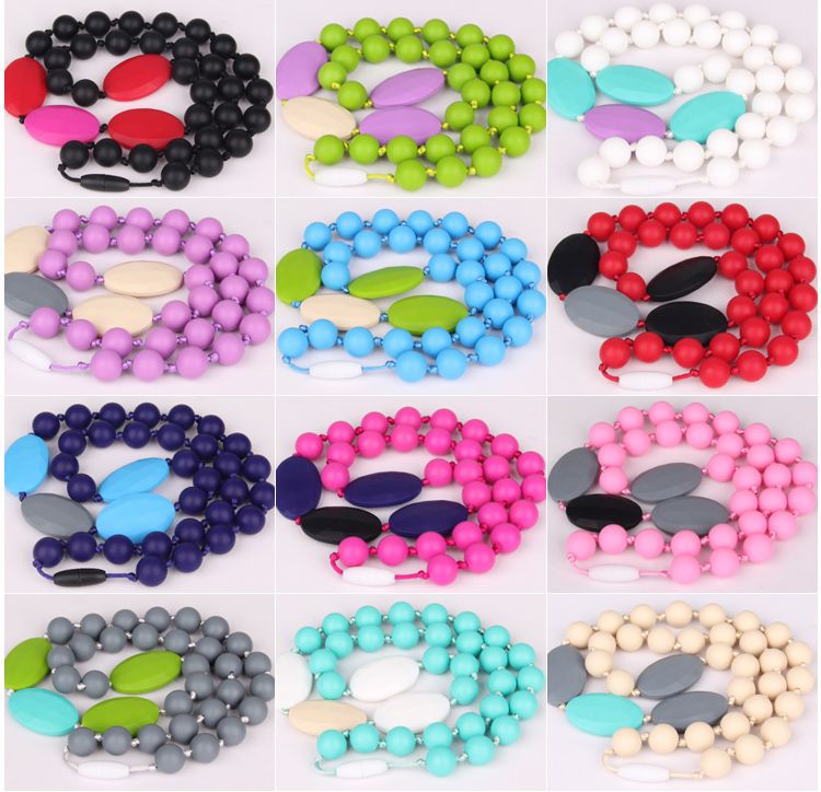  Wholesale products teething latest design beads necklace