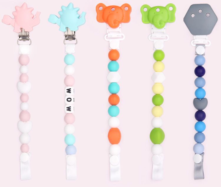 you can custom your own pacifier clips style