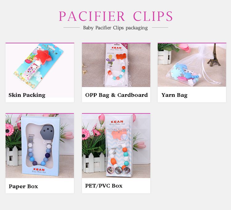 pacifier holder clips packing