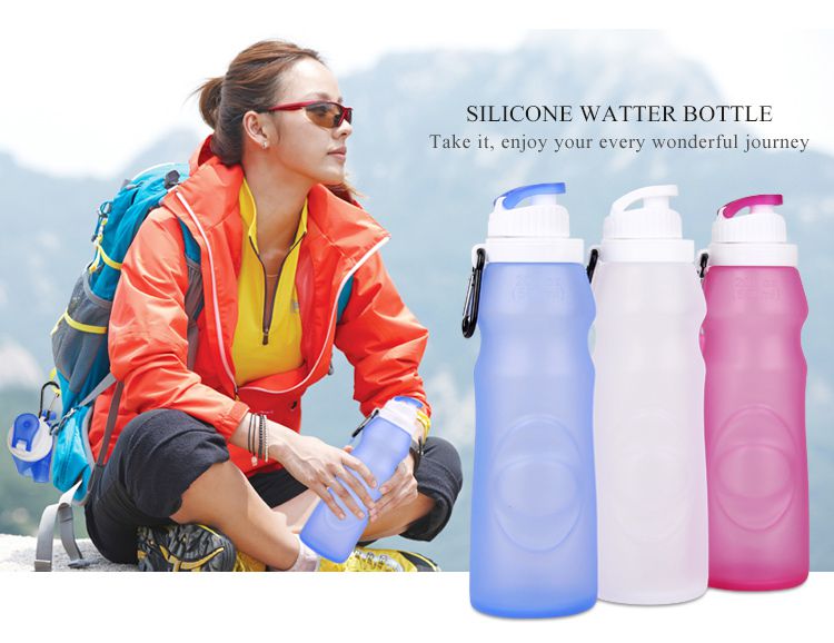 Collapsible Drink Bottle, Travel Water Bottle, BPA Free Water Bottle