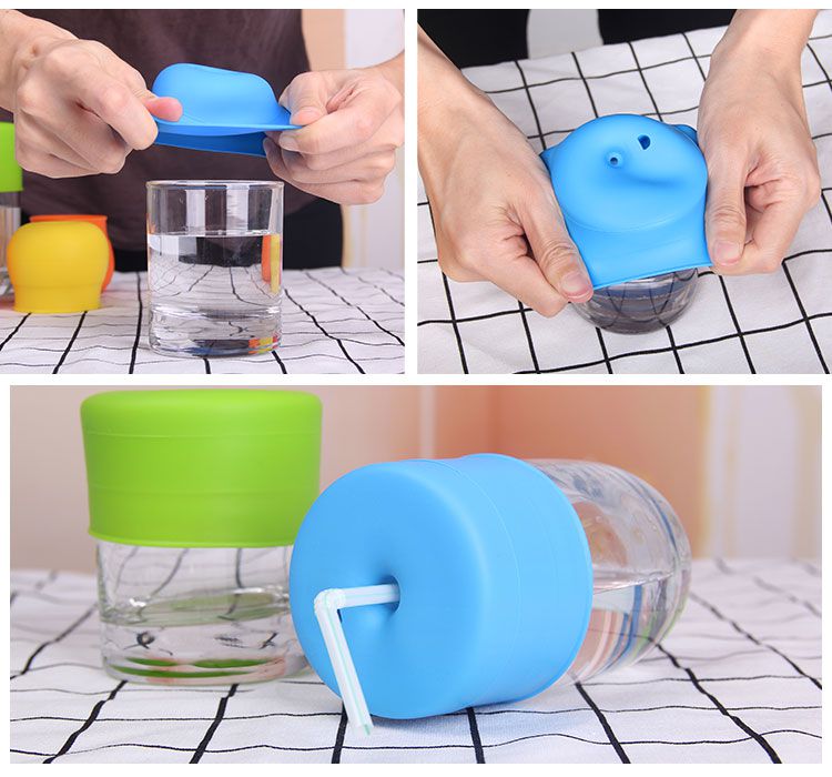 silicone spill-proof sippy cup