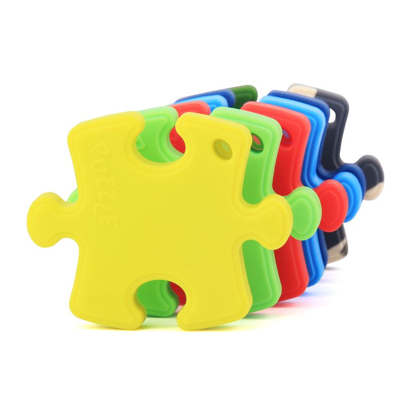 silicone teether jigsaw puzzles