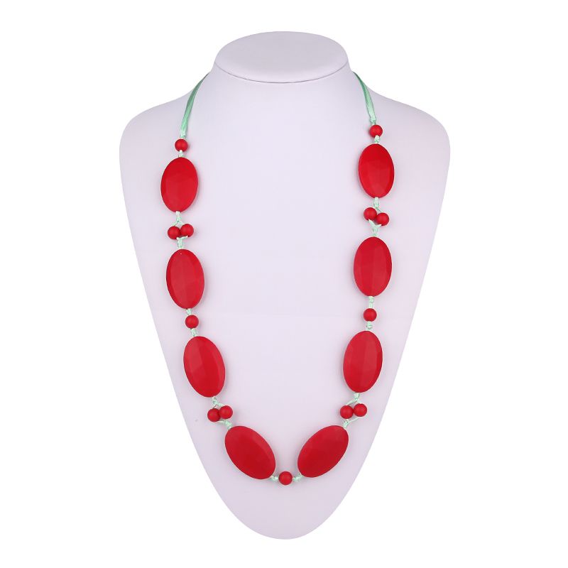 silicone teething necklace
