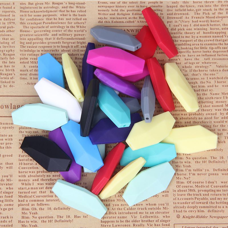 silicone necklace beads