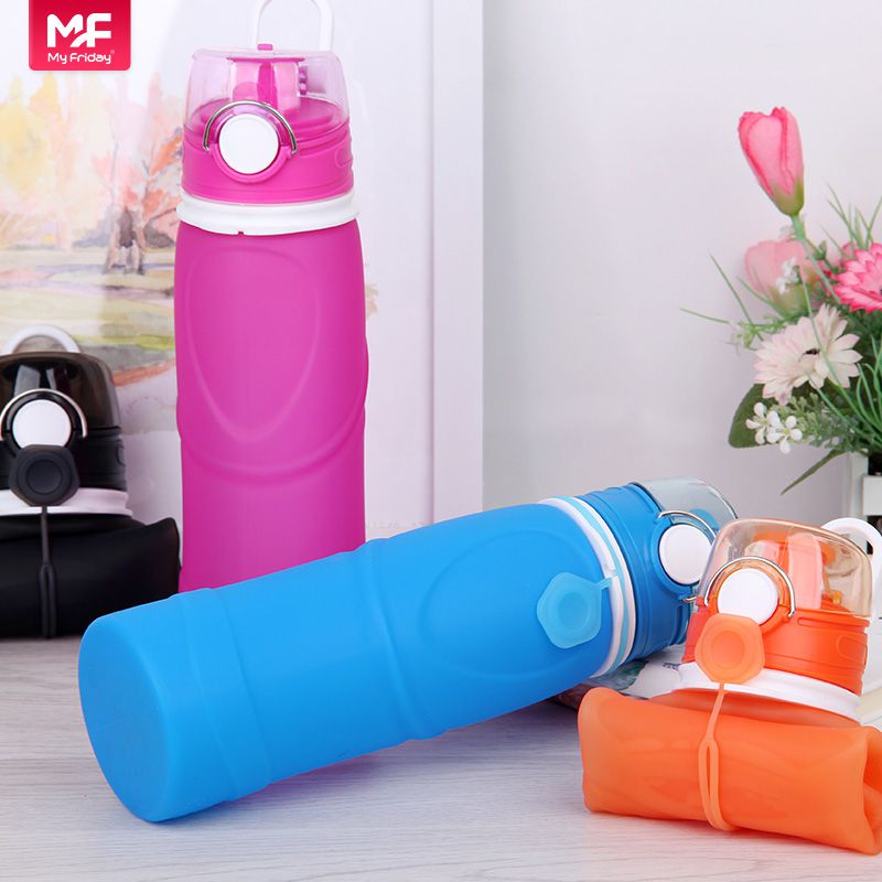 750ml Collapsible Silicone Water Bottles