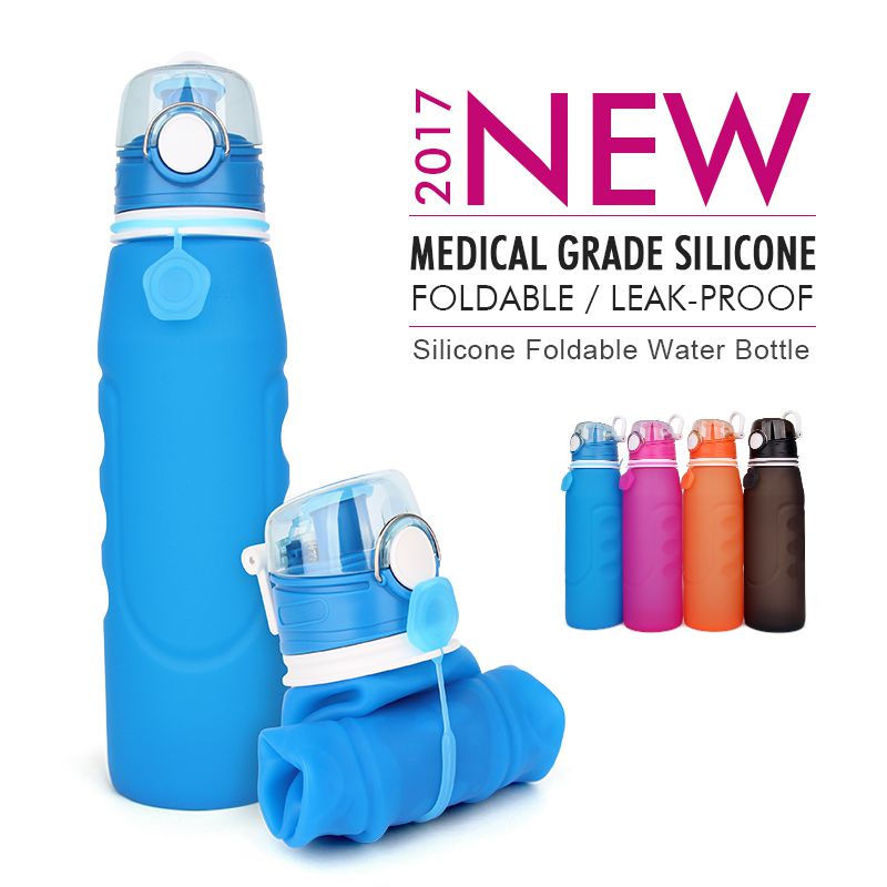 wide mouth collapsible water bottle