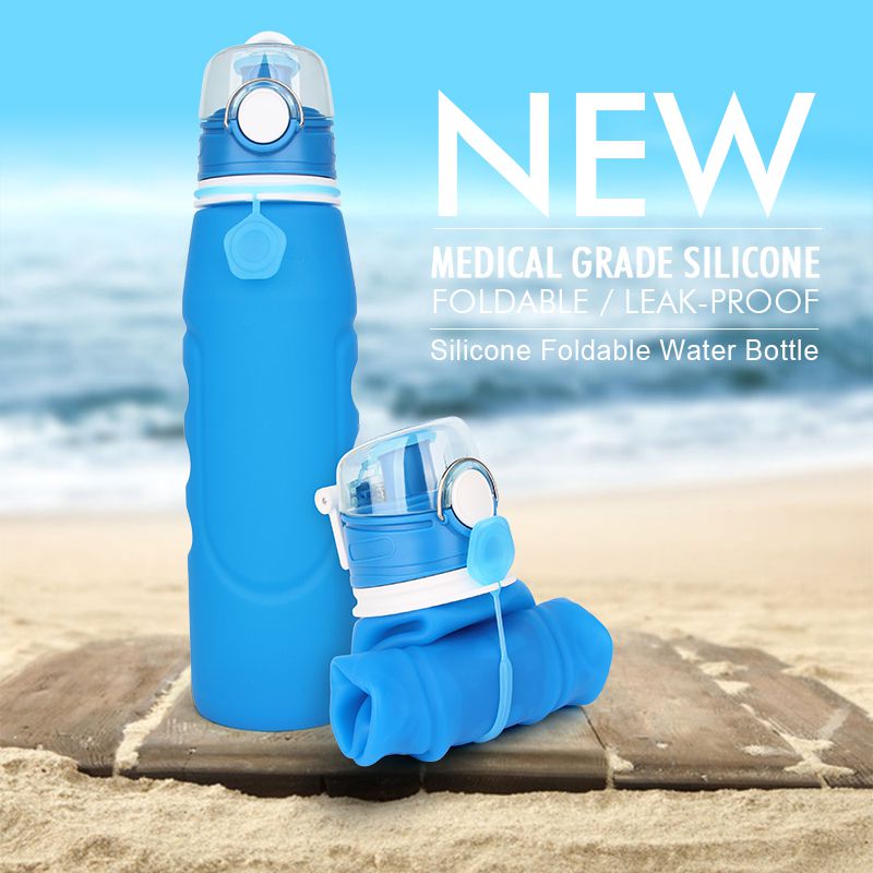 wide mouth collapsible water bottle