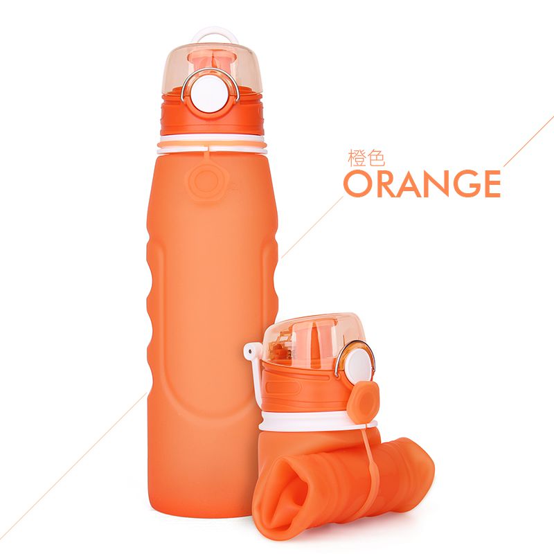 silicone roll up water bottle