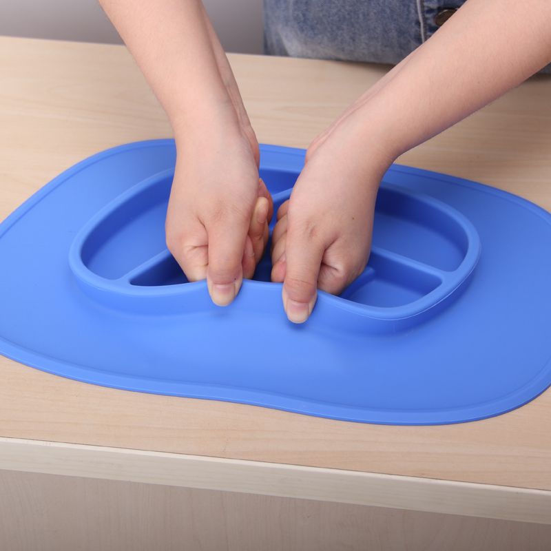 silicone baby plate