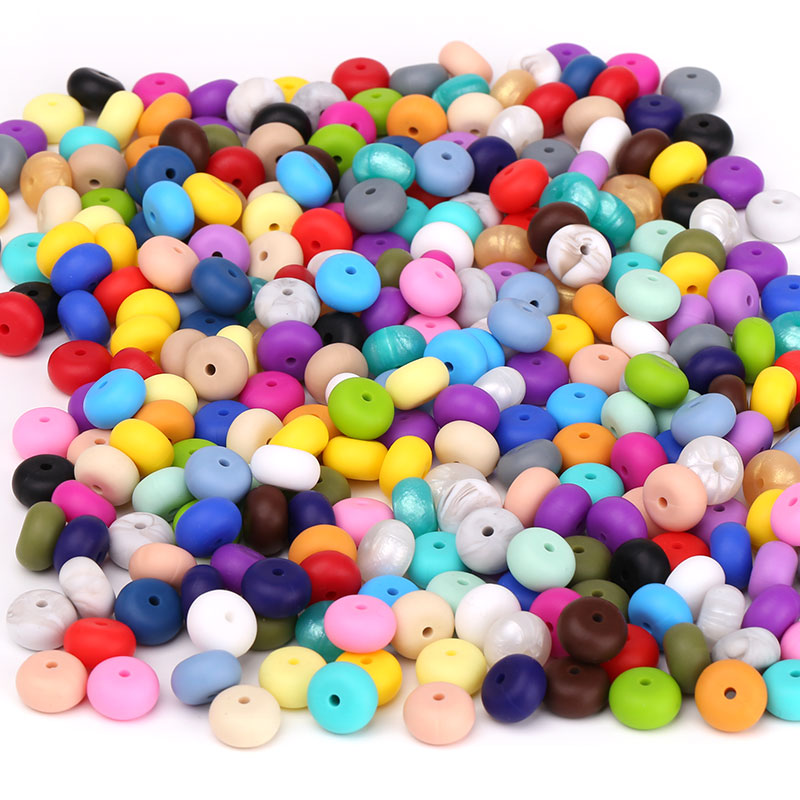 silicone teething beads bulk