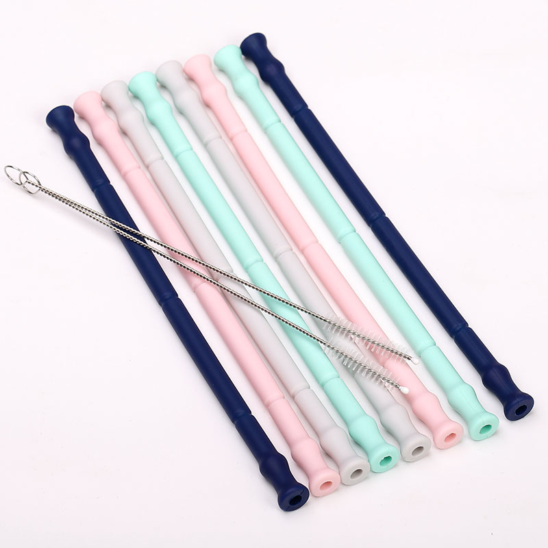 silicone drinking straws