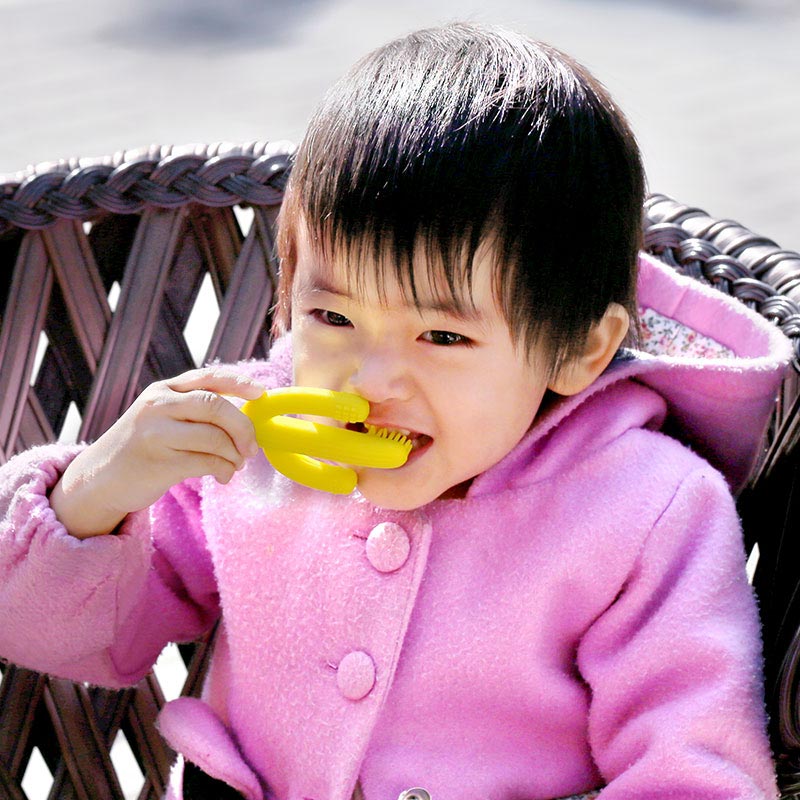 teething toothbrush cactus