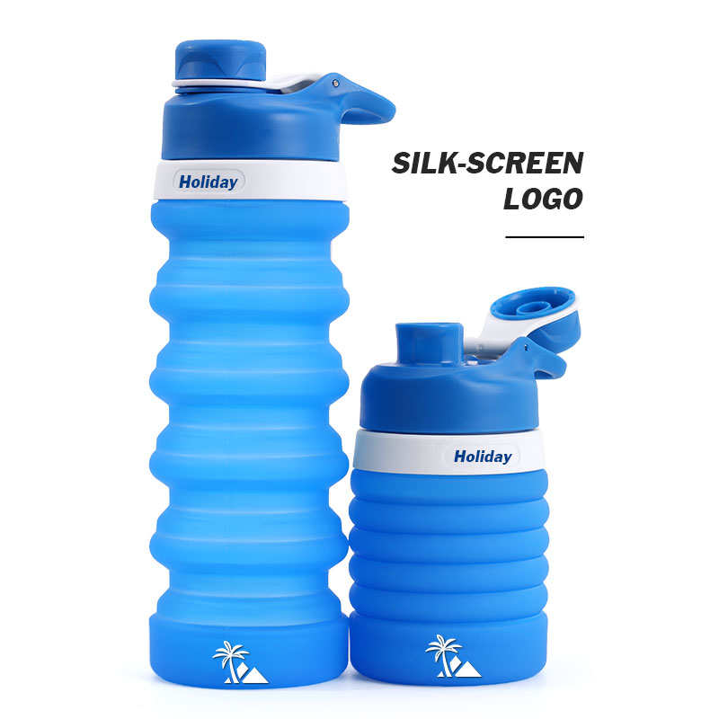 Promotional collapsible water bottles