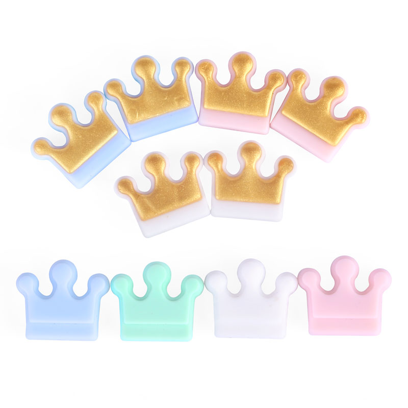 food grade silicone beads crown