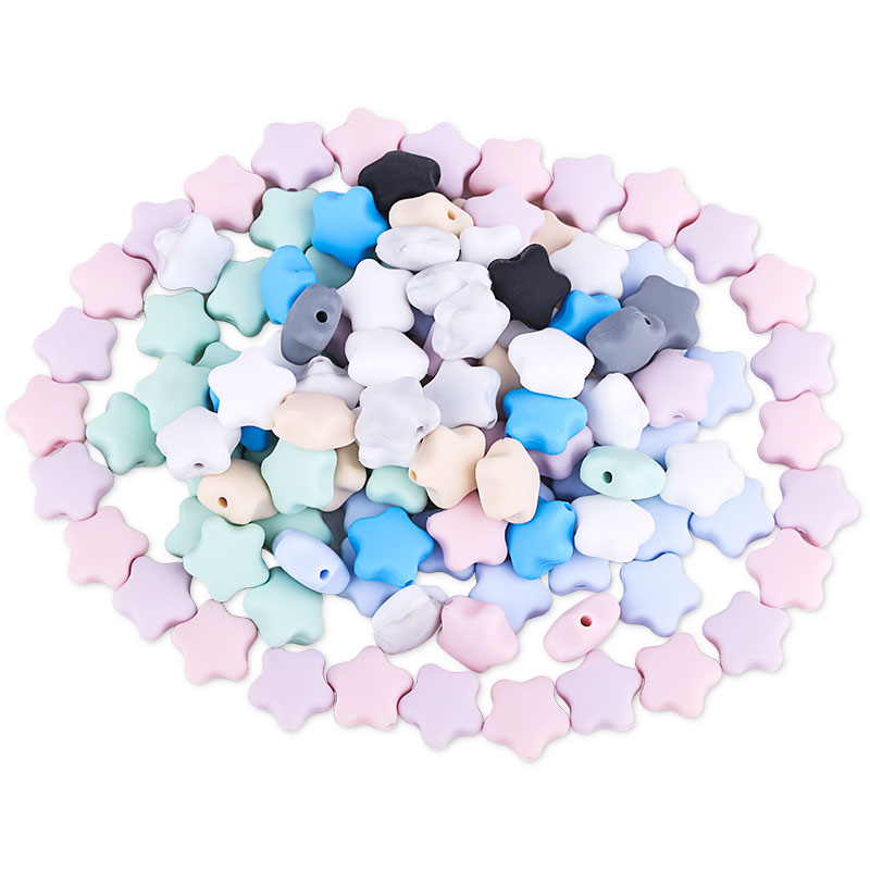 silicone beads star