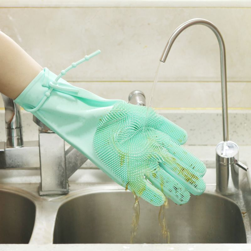 silicone dishwashing gloves