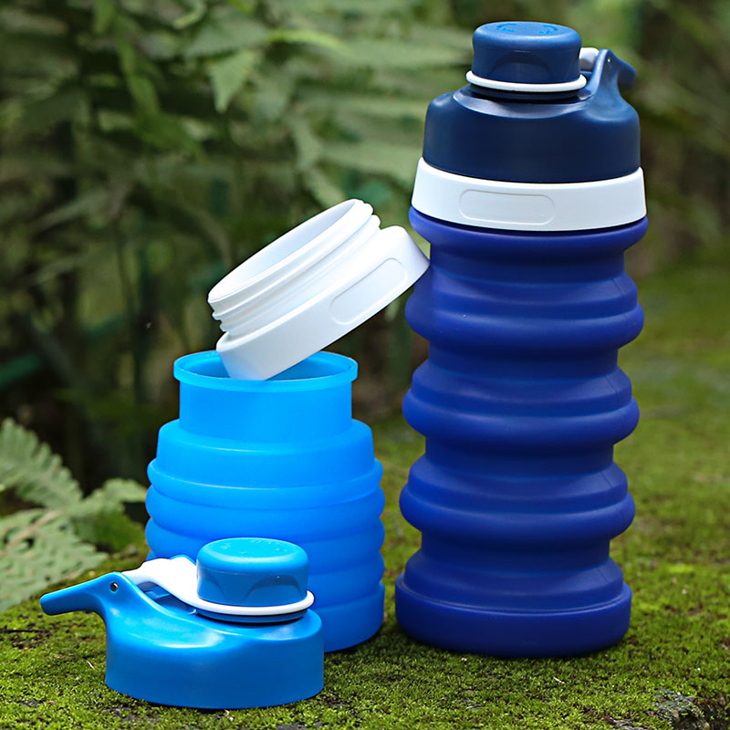 collapsible silicone water bottle S