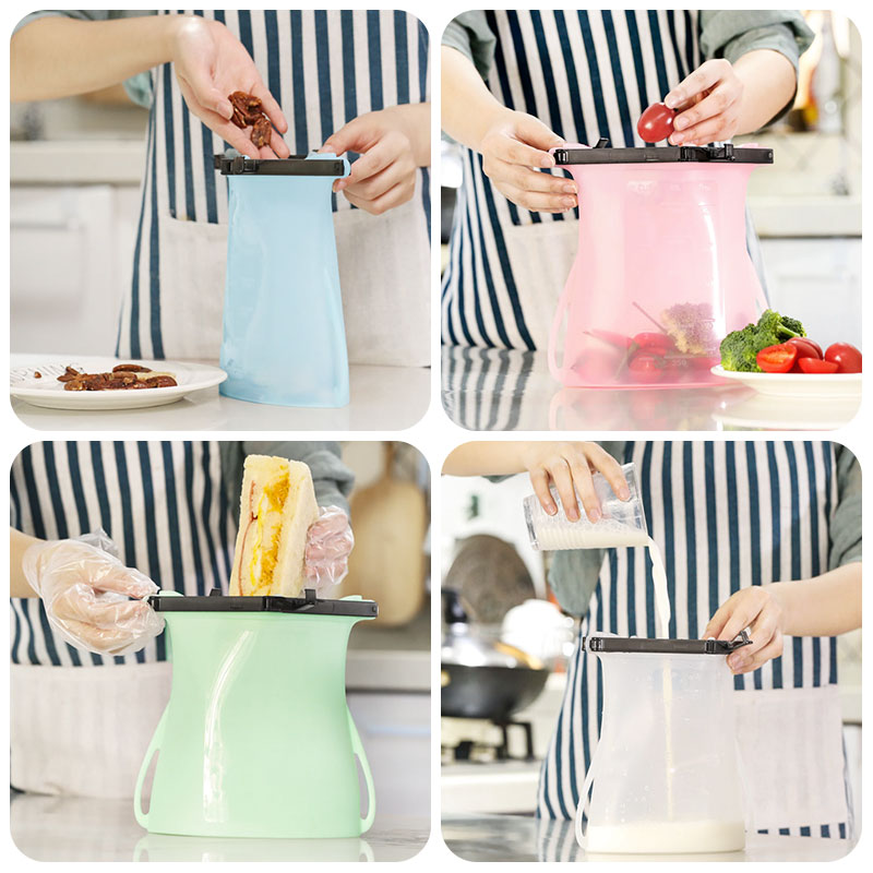 reusable silicone food bags uk