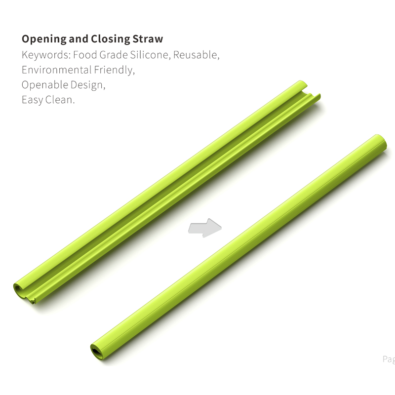 Detachable Silicone Straws