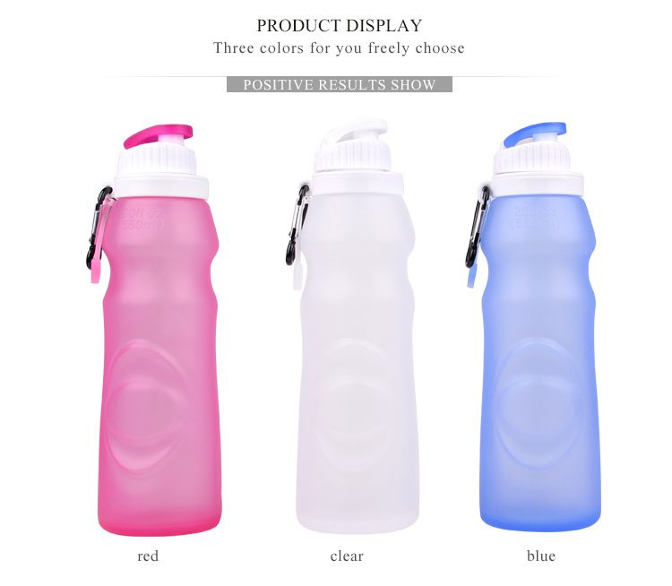 wholesale reusable foldable water bottle for sport