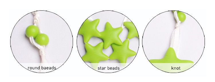 food grade baby teething necklace wholesale - detail