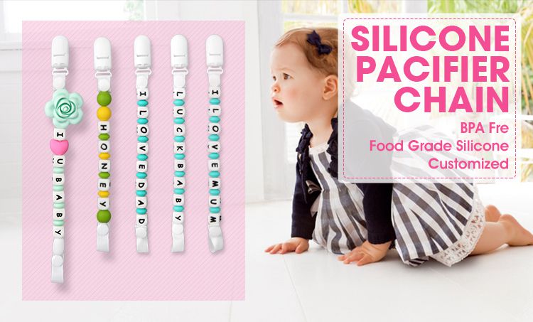Pacifier Clips Wholesale, Colorful and BPA-Free Pacifier Clips for baby