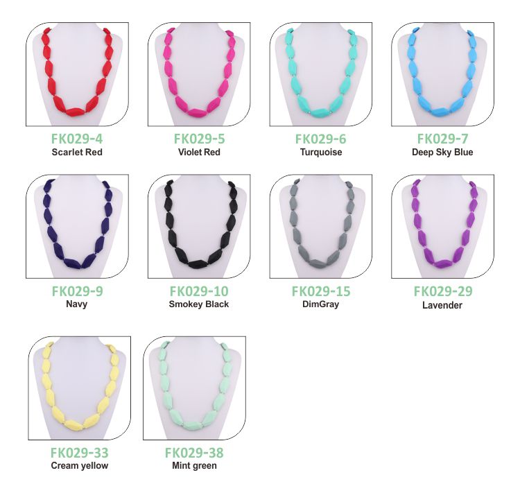 130 style fashion mom teething necklace wholesale