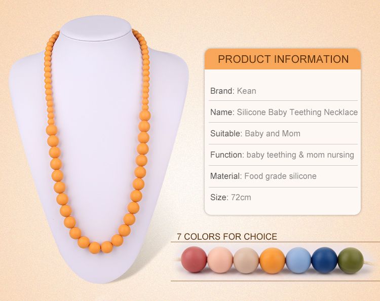 Silicone Nursing Necklace for mom