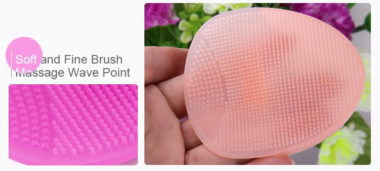 Silicone Wash Pad Face Exfoliating Blackhead Facial Cleansing Brush Beauty Tool