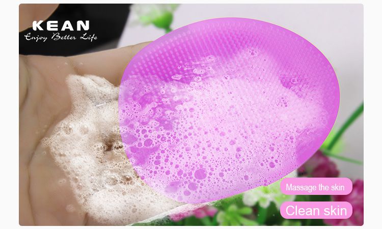 silicone face cleansing pad