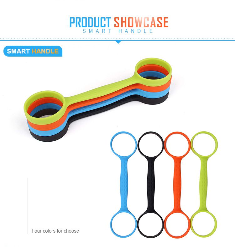 Silicone Bottle Band Handle/Holder/Carrier Grip - GPSTDMS