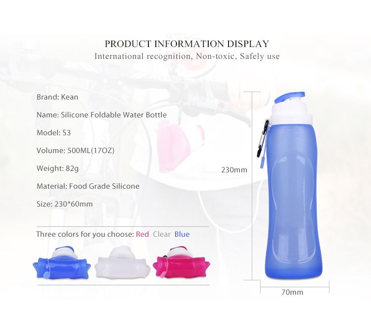 Foldable water bottle