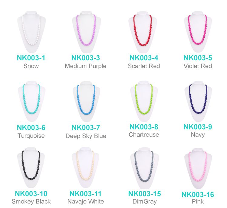 Teething Nursing Necklaces