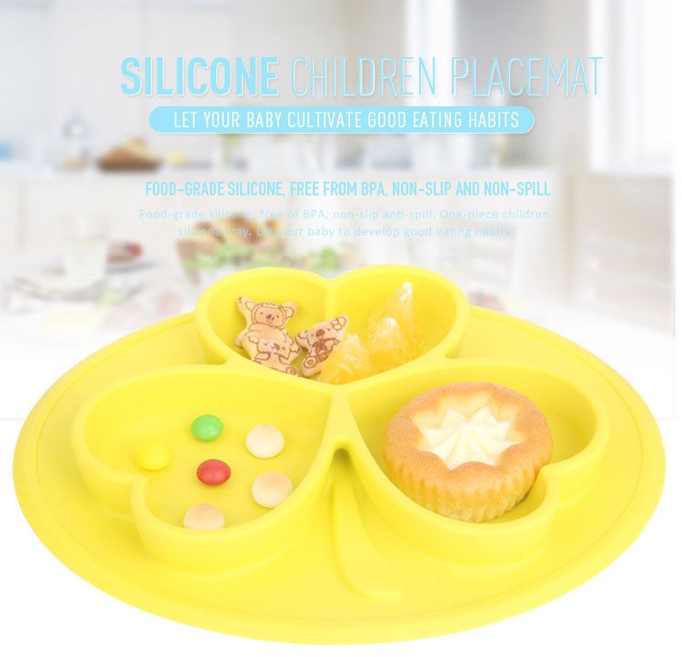 Silicone placemats for kids, Children’s Silicone Placemat with Bowl