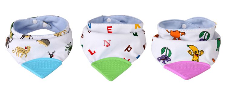  Silicone Teething Sew-on DIY Chew bibs bib