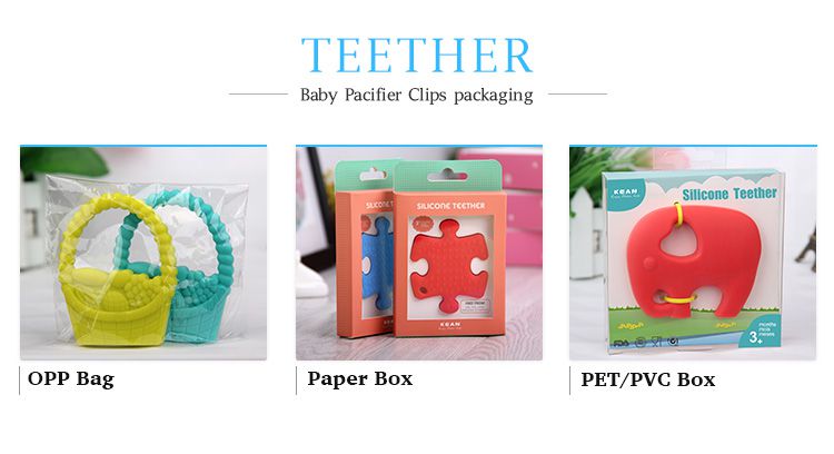 Silicone teething toys Packing