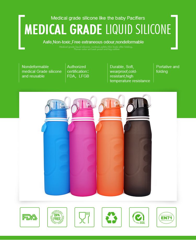 bpa free fold up water bottle