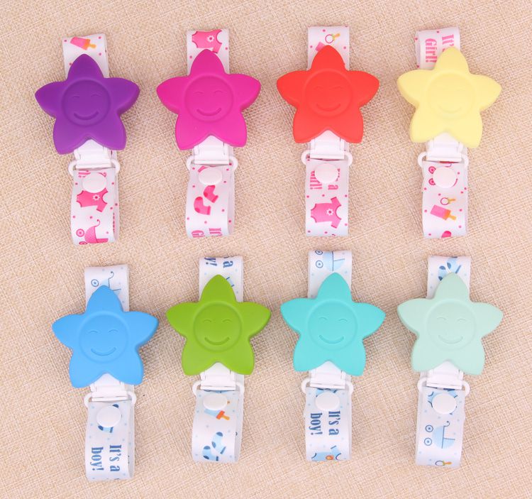 Food Grade silicone pacifier clips