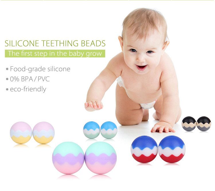 silicone beads for teething