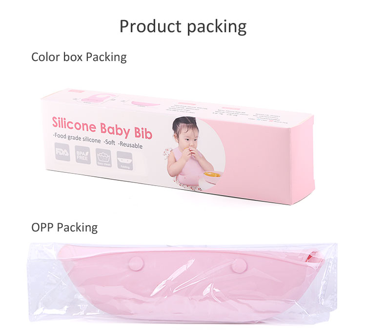 Waterproof Roll Up Silicone Bibs